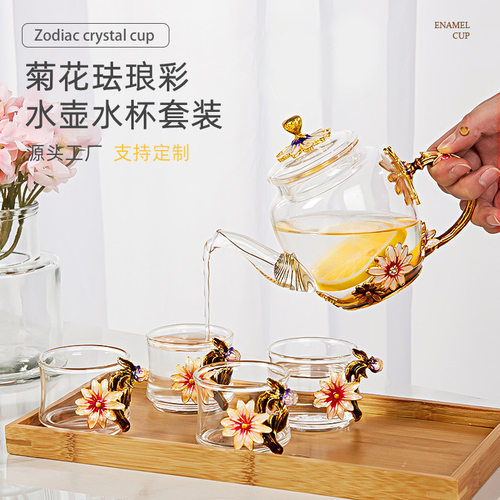 高硼硅高硼硅轻奢茶壶整套茶具