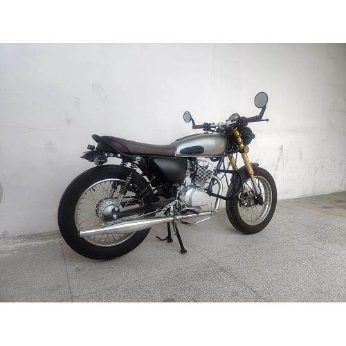 cg125摩托车复古改装侧盖哑黑复古边盖油箱边板鸡亦幸福珠江益