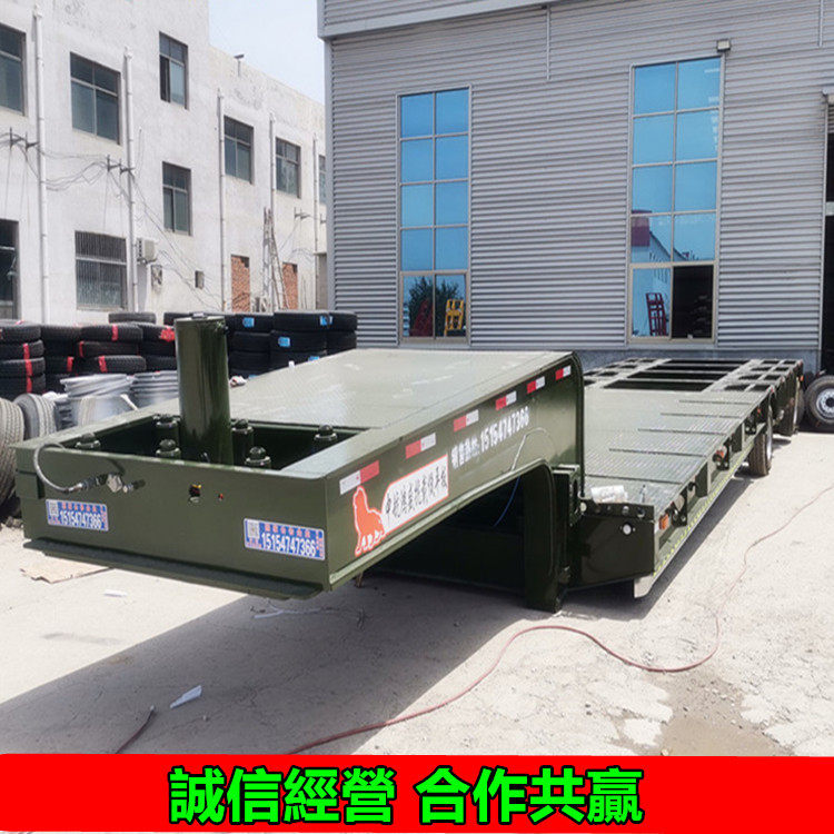 液压升降牵引四线八桥半挂车大件货物运输总重和外廓尺寸