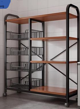 货架置物架多层收纳落地杂物架子展示架家用阳台厨房多功能储包邮