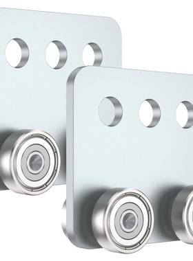 C40推拉门吊轨移门吊轮滑轨滑轮适用1-5/8