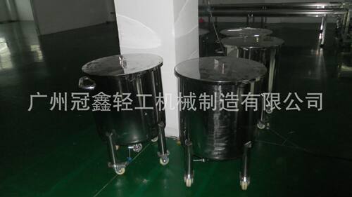 100L敞口储罐可移动拉缸周转缸可移动储罐不锈钢周转罐