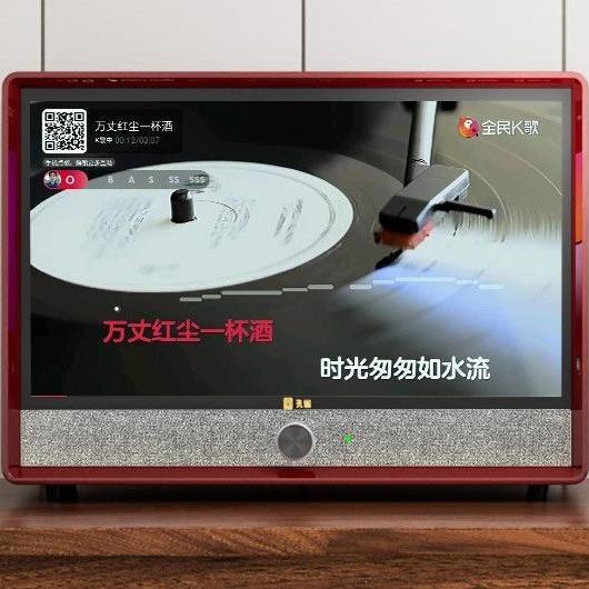 孔雀家庭ktv音响套装卡拉OK一体机户外广场舞音响22寸K歌点歌机