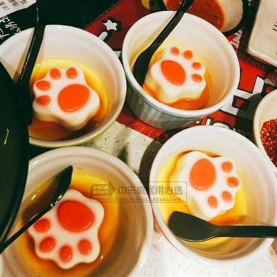 小猫爪猫掌狗爪熊掌模具卡通小动物甜品慕斯蛋糕果冻布丁模具硅胶