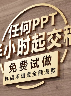 ppt代制作企业简介宣传美化修改路演讲医学帮做工作汇报设计服务