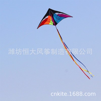 新品风筝 三角风筝  大尺寸单线风筝 带线板尾巴 kite