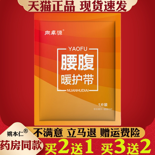 向卓源腰腹暖护带艾灸贴片装自发热暖身贴保暖腰部护理热敷贴姨妈