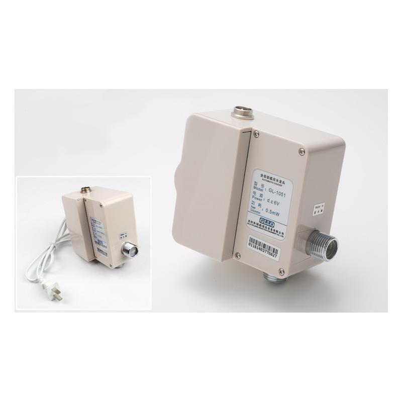 洁来0041-利104GL-1041线1感应龙头全自冲动水器冷热红外感应龙头