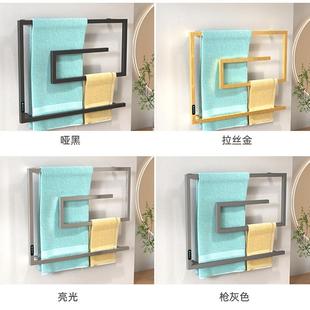 电热毛干73架浴室置物境架不锈钢巾智能恒温烘加热毛巾 跨货源热卖
