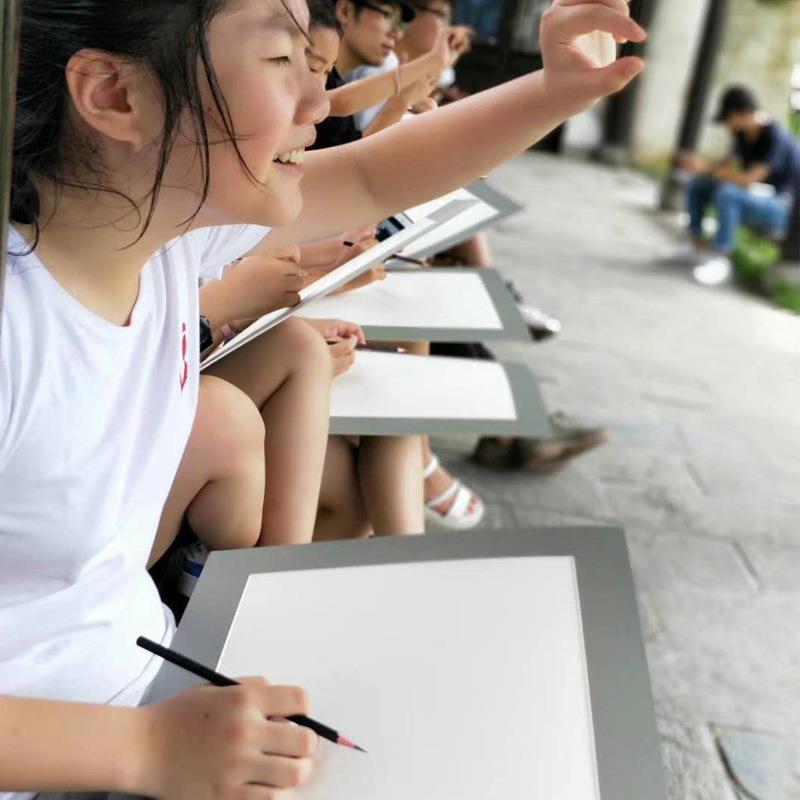 简易卡纸相框裱4开4K儿童画装饰画画框卡纸现货纸相框可定