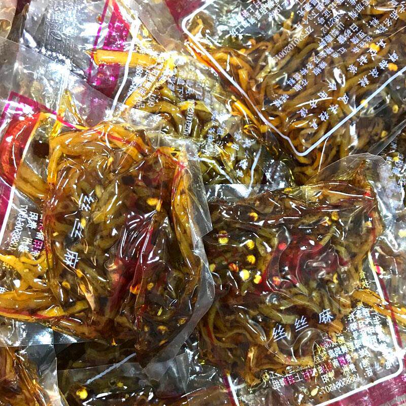包邮贵州特产贵阳味道彭姨妈丝丝麻麻辣豆干 干丝鲜香500克高丽菜