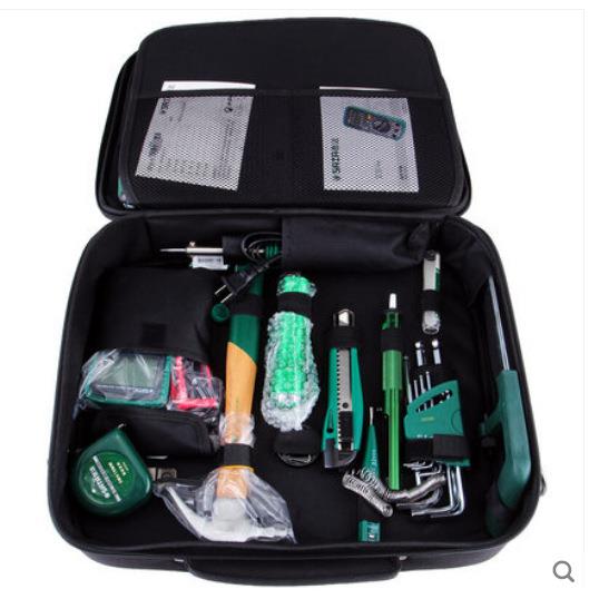 工具套装32件电子电工工具套装维修组合包箱万用表套装03795