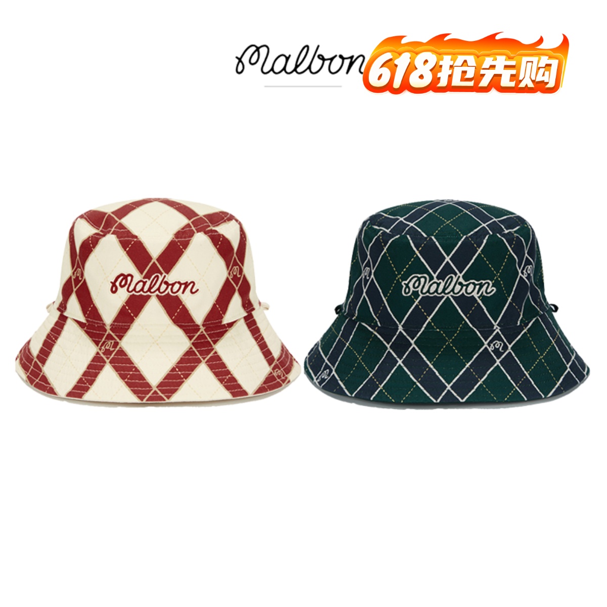 韓國春夏季MALBON高爾夫漁夫帽