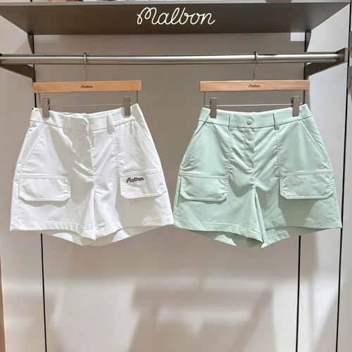 MALBON韩国高尔夫服装女款直筒裤