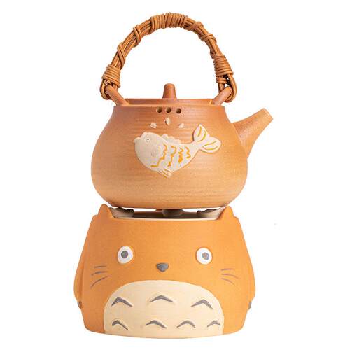 围炉煮茶龙猫碳炉可干烧煮茶壶网红烤奶茶罐罐壶电碳两用煮茶套装