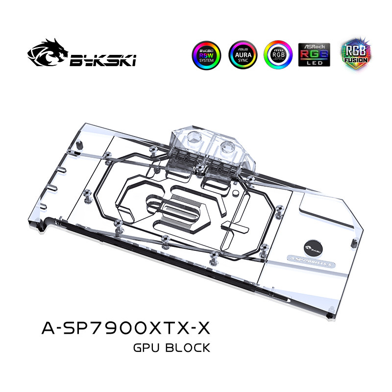 Bykski A-SP7900XTX-X 显卡水冷头 蓝宝石 RX7900 XTX Nitro图片