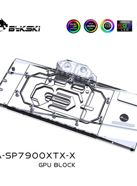 Bykski A-SP7900XTX-X 显卡水冷头 蓝宝石 RX7900 XTX Nitro