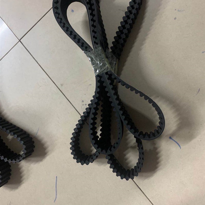 供应D5M-1250-10橡胶同步带S5M-1530-450黑色橡胶传动带