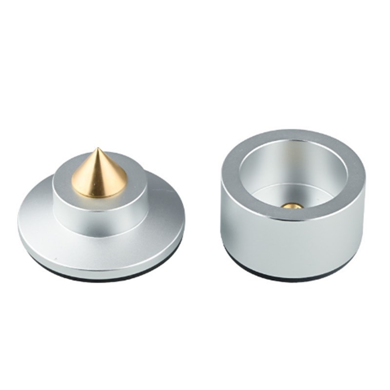 高衰减震动铝合金HIFI发烧音响音箱功放CD机避震防滑脚钉垫机脚