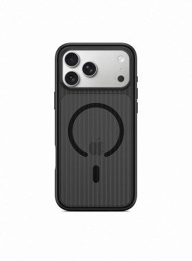 淘壳TAOKE黑色瓦楞简盾磁吸适用苹果17promax手机壳新款iphone17pro套苹果17全包16promax防摔15硅胶14外壳13