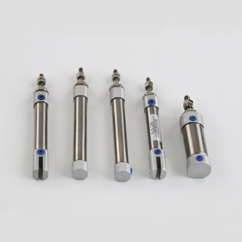 不锈钢迷你气缸CDJ2B16-10/15/20/25/30/35/40/45/50/75 PB/CJ2B