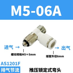 2201 04SA气动接头 3201F 气缸调速节流阀AS1201