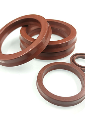 U/Y型密封圈耐高温氟胶油缸油封UN/USH 220*250*15/18/22