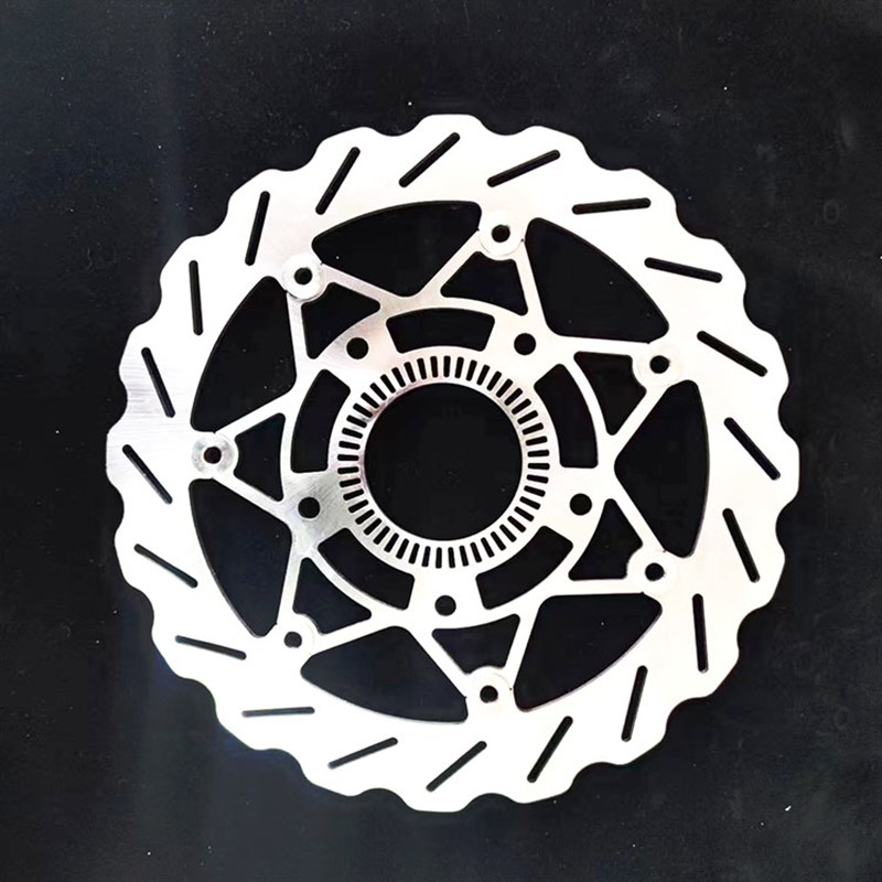 摩托车电动车刹车碟刹车盘浮动盘碟盘定做320 浮动盘 凯越321改轮