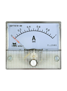 85C1毫安表微安表直流电流表50ma 100ma 50ua 500ua 1ma 56x64mm