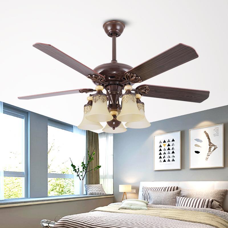 风扇灯吊奢扇灯静客厅餐厅225新款音风扇灯轻卧0室书房风扇吊灯