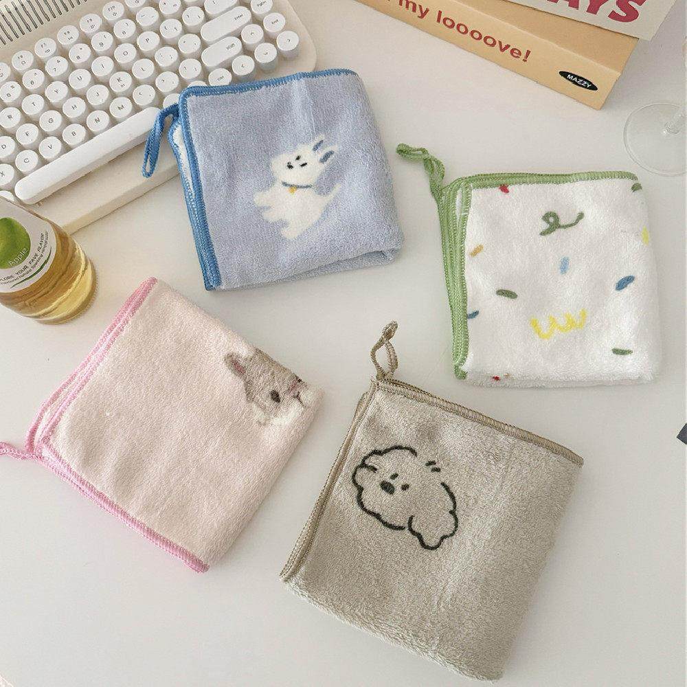 卡通可爱儿童小孩擦脸擦手巾 洗脸洗手速干 干小方巾手帕4条装小,居家布艺,手巾/手帕,淘宝优惠券,粉丝福利购,淘宝优惠卷