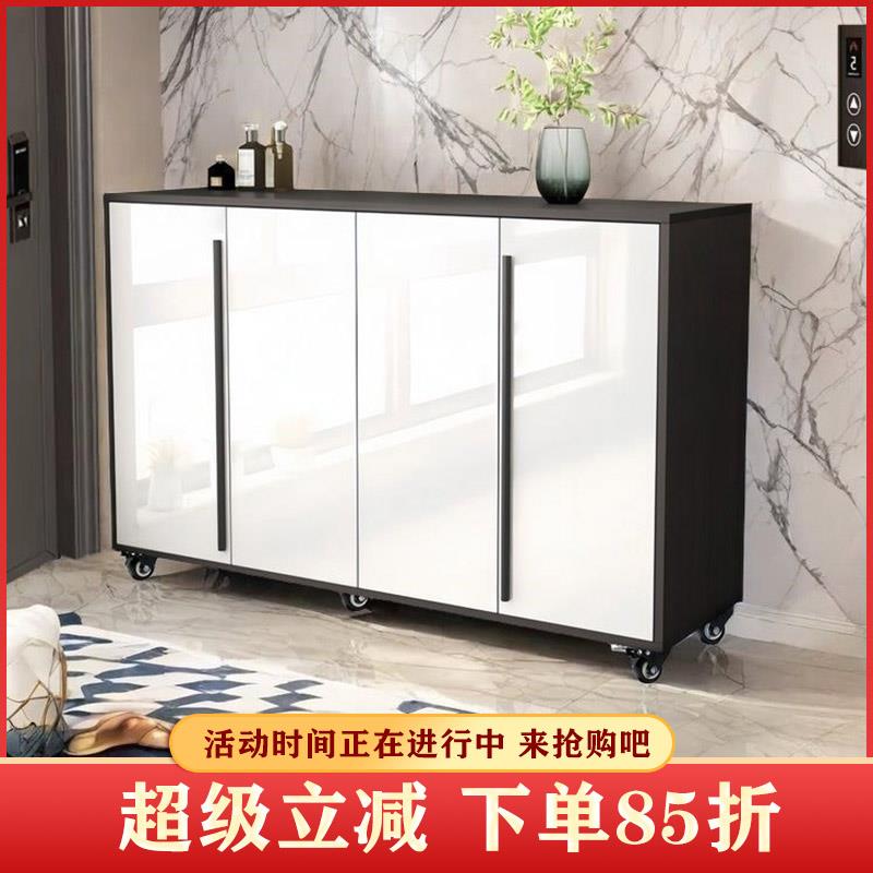 门外走廊鞋柜家用门口过道收纳柜子电梯口楼道入户玄关柜带万向轮