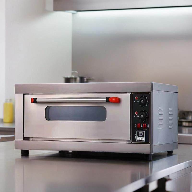 电烤箱商用一层一盘大容量大型面包披萨蛋糕烤饼烘焙家用燃气烤箱