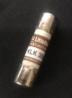 KLK30 10x38mm力特陶瓷熔断器30A600V高压保险丝管KLK030.T