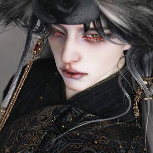 【暂关仓】Fatemoons 75李半截人头妖头BJD娃头75叔李半截