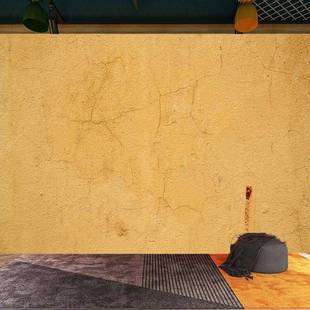 覆古农村乡土气息稻草泥黄泥土墙壁纸怀旧年代感拍照摄影背景墙布