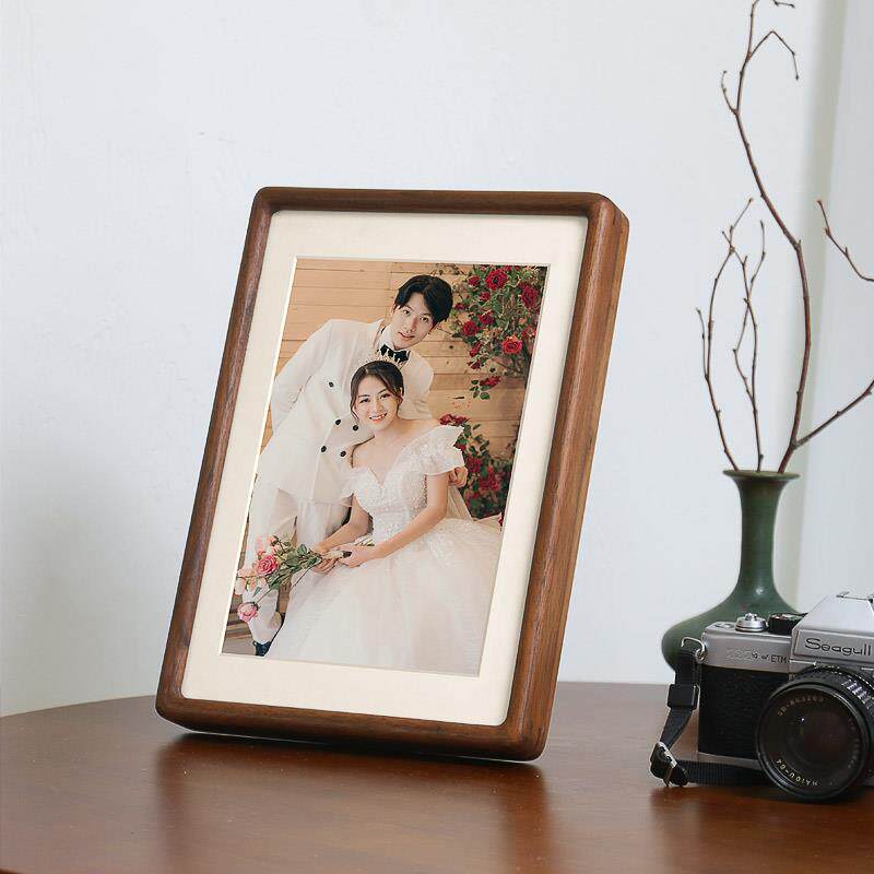 实木相框定制字画装裱结婚纱照全家福挂墙洗照片做成摆台装饰画框