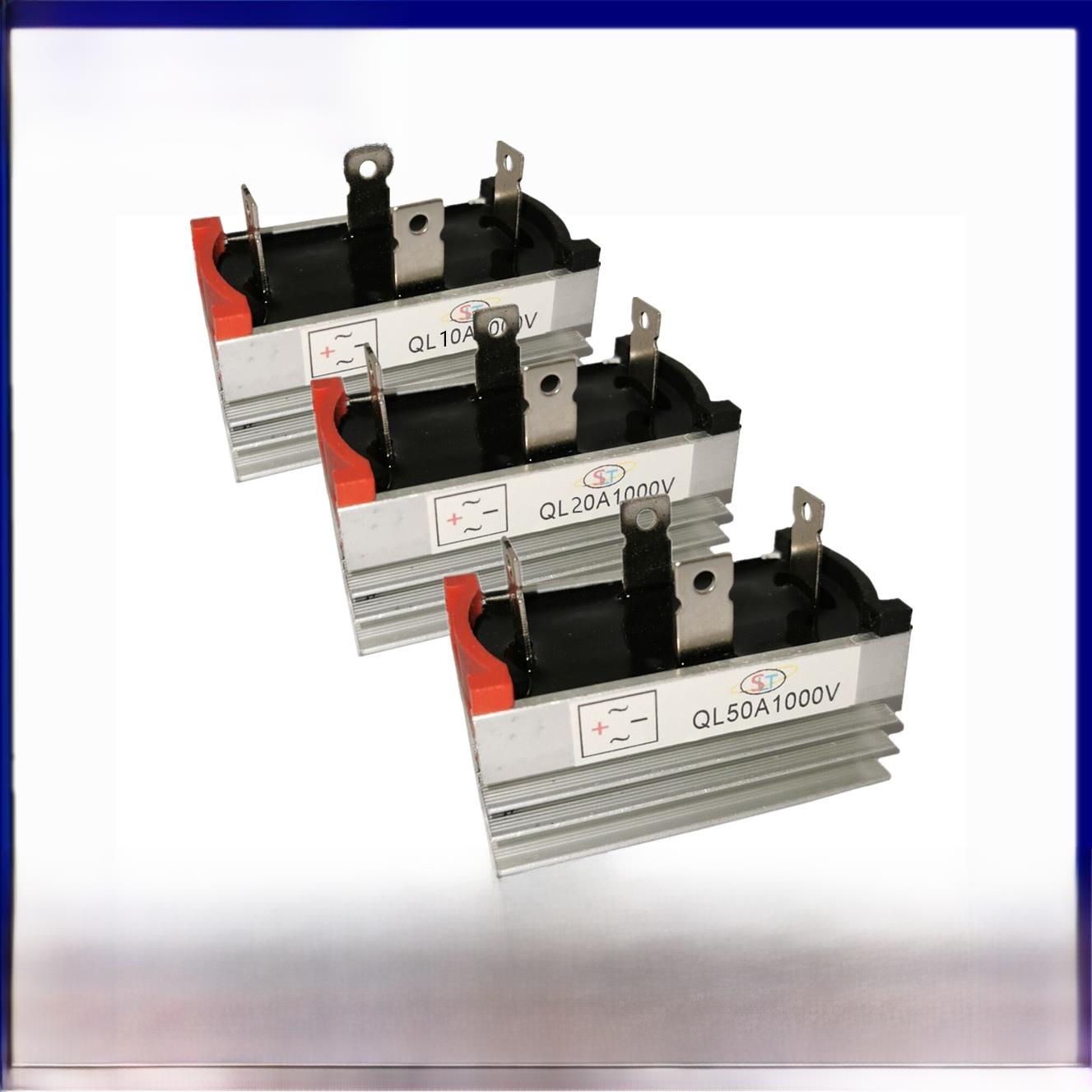 全系列Ql50A桥堆单相四足整流桥堆Ql5010A/1000V散热器20A