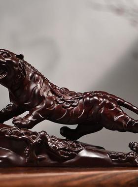 虎年虎年虎生威虎小饰品车客厅办公室桌面旺宅家装书架橱柜