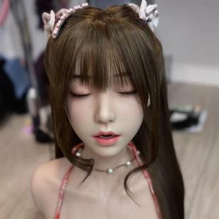 软硅胶头雕单头头部头模m16接口BJD植发等身手办彷真彷生口腔闭眼