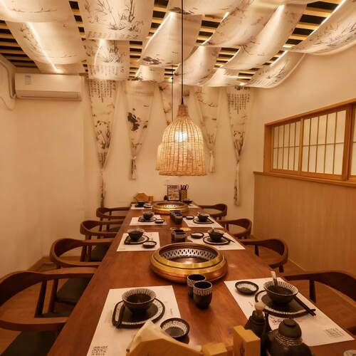式烤肉店使KL-295A用电陶炉式集成式一体韩无韩烟烤肉桌