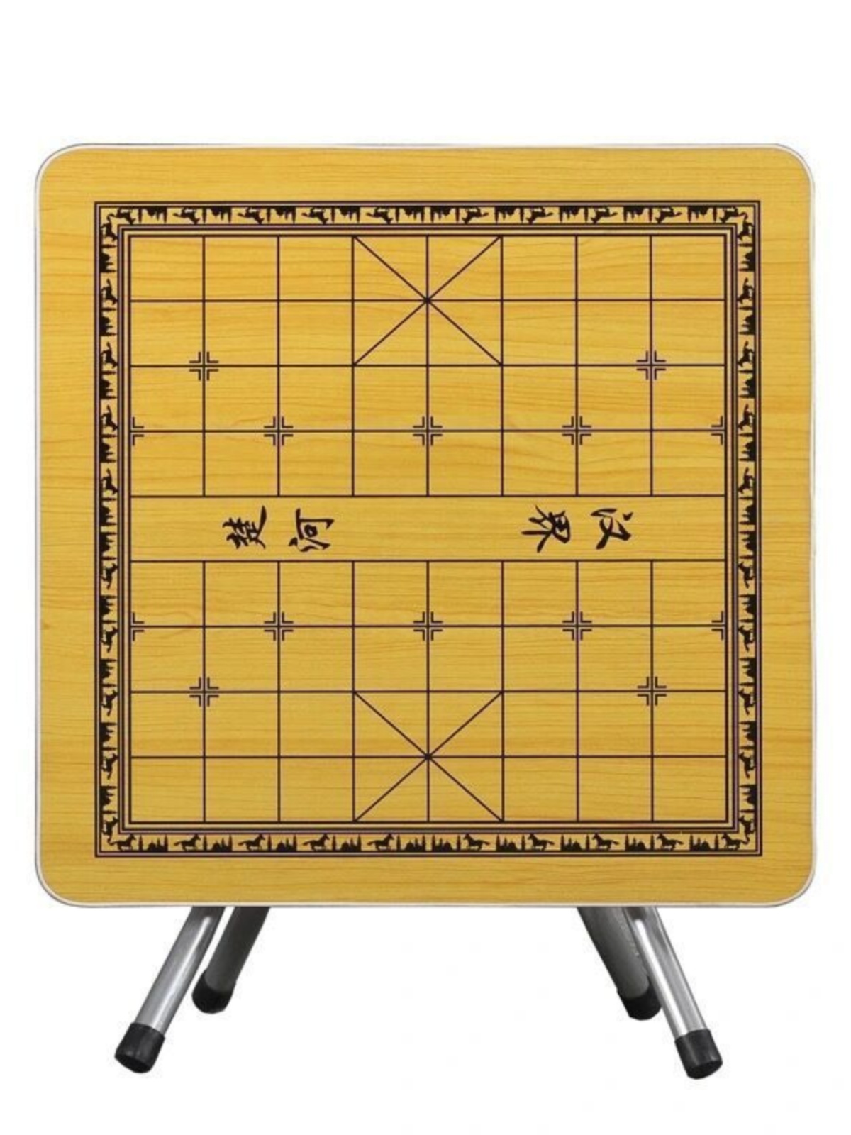 退休老人中国象棋棋盘桌折叠象棋桌象棋桌子两用老年多功能户外室