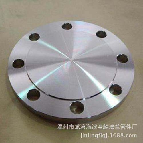 304不锈钢法兰盲板PN16堵片GB5010盲板盖RF突面pn10非标dn100