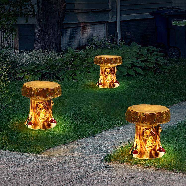 户外防水亮化2024年新款LED户外太阳能设计师创意木桩景观庭院灯