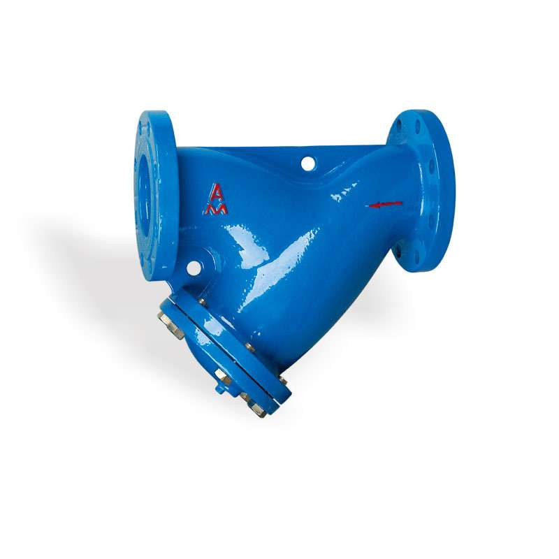 铸铁过滤器铁制Y型法兰过滤器