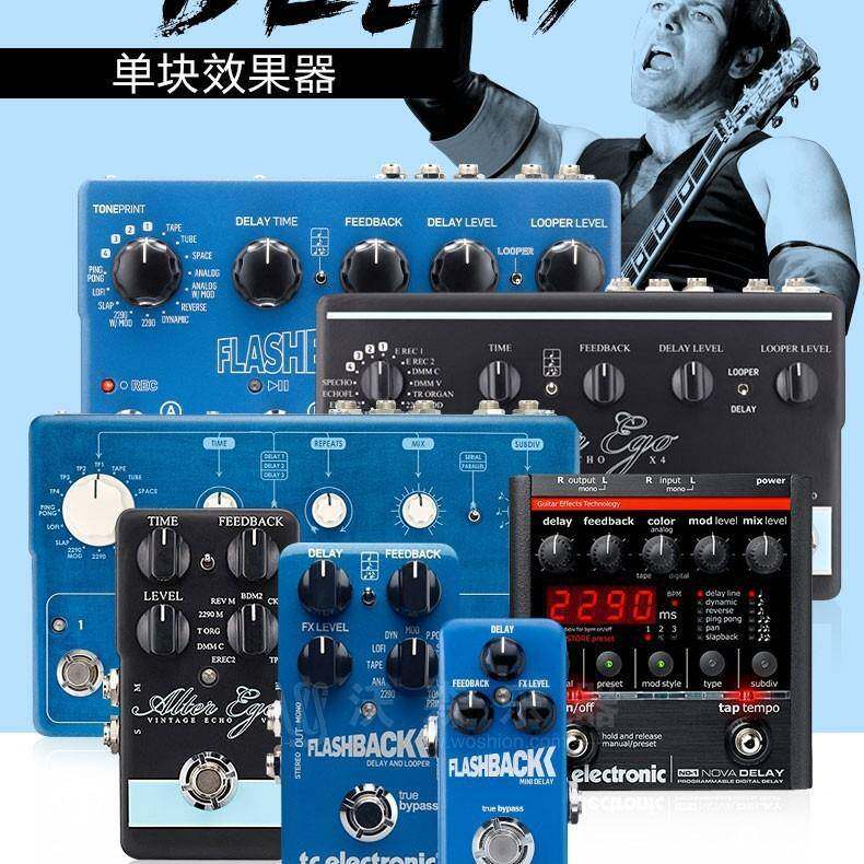 TCElectronicFlashbackminiX4TripleDelay延时单块效果器