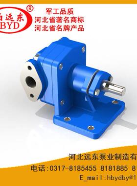 BCB10/0.6摆线内啮合齿轮泵流量0.6m3/h配电机0.55kw-4