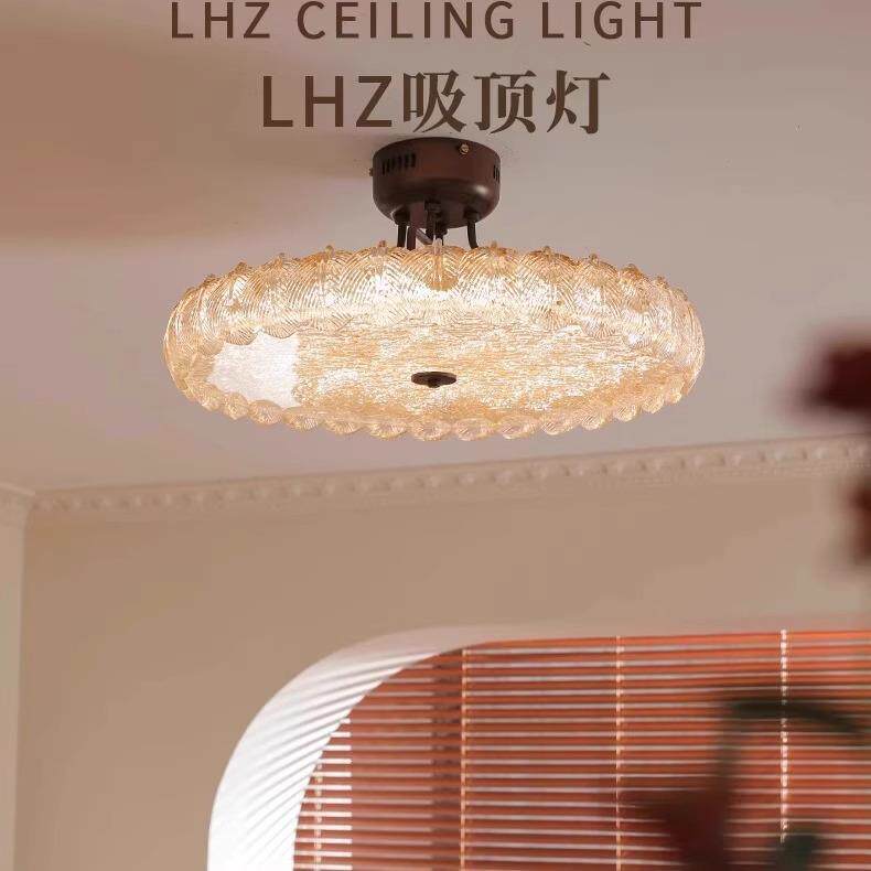 卧室复古现代简约大气网红轻奢吸顶灯阳台书房餐厅衣帽间客厅灯