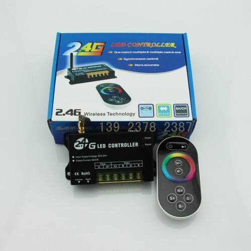 2.4GLED触摸控制器直销2.4g无线控制器RF无线触摸控制器2.4g