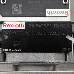 P4GF1 2RE01 GF1 Rexroth R900973398